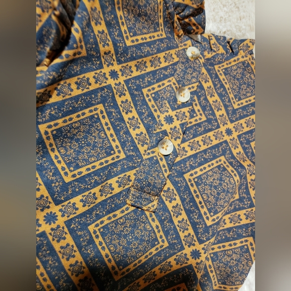 NWT Kate Quinn / Cottage LS Thick Ruffle Tee / Bandana Spice / Organic cotton - Picture 6 of 11